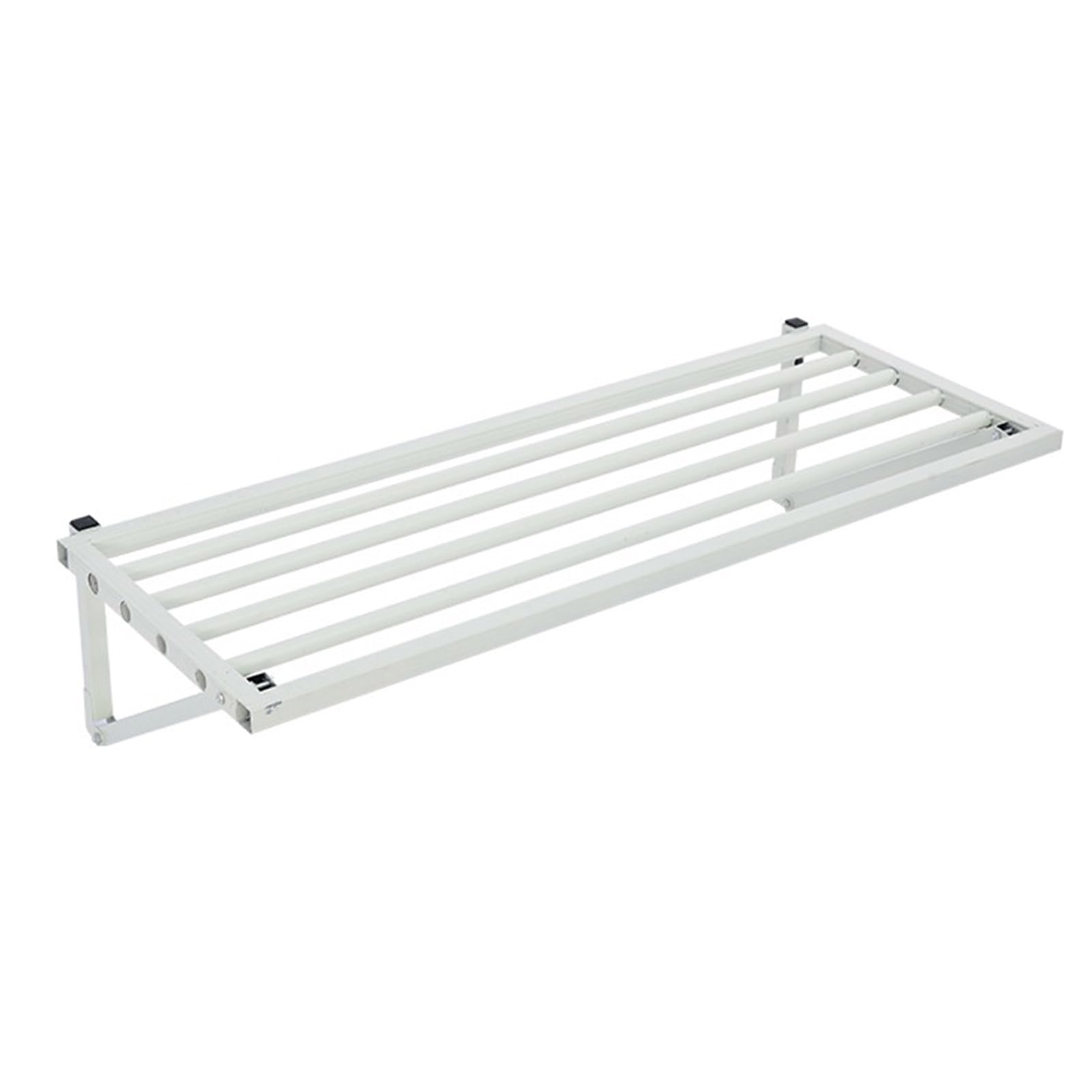 SVFOEBJM Metal Floating Shelf - Heavy Duty Wall Mounted Storage Rack for Tool Organization in Garage, Basement, Shed, Kitchen, and Pantry