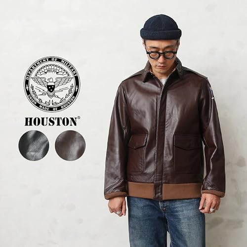 HOUSTON（ヒューストン）『フライトジャケット8173A-2（レザー）』