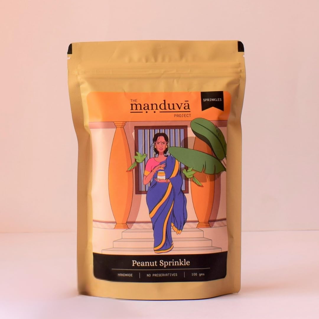 The Manduva Project Peanut Podi Sprinkle | Idli Podi Dosa Podi| Traditional and Homemade Andhra Recipe | Handpound Roasted Peanut Dry Red Chilli & Garlic -200GM | No Preservative (B0C4Q6QWB9) Amazon Price History, Amazon Price Tracker