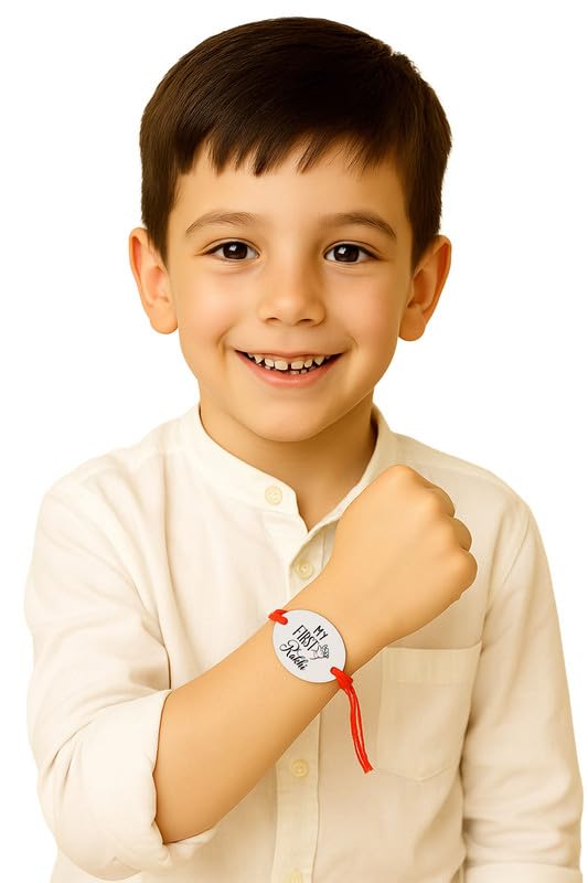 Image of Soft Rakhi for Baby - Baby Boy's First Rakhi Keepsake