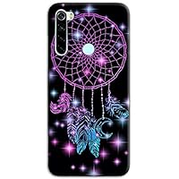 Mixroom Cover Per Xiaomi Redmi Note 8T - Custodia Morbida TPU Con Fantasia Fiori Di Ciliegio M484
