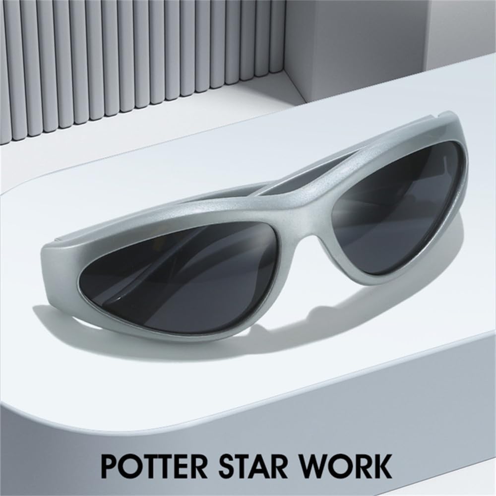 Punk Sports Sunglasses Women Men Steampunk Sun Glasses Mirror Vintage Eyewear Shade UV400
