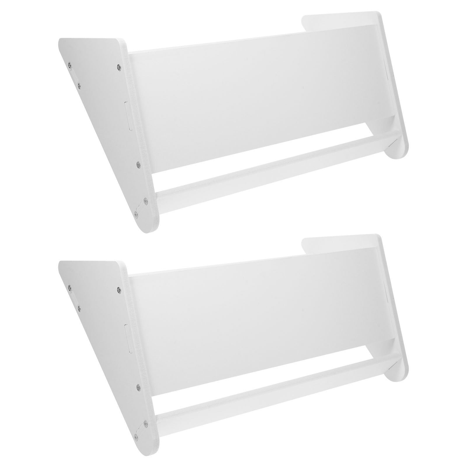 Zapatero Colgante Estrecho para Puerta Gran Capacidad de Almacenamiento y Diseño Delgado en Pvc para Ahorrar Espacio Hogar, Paquete de 2 Piezas Color Blanco