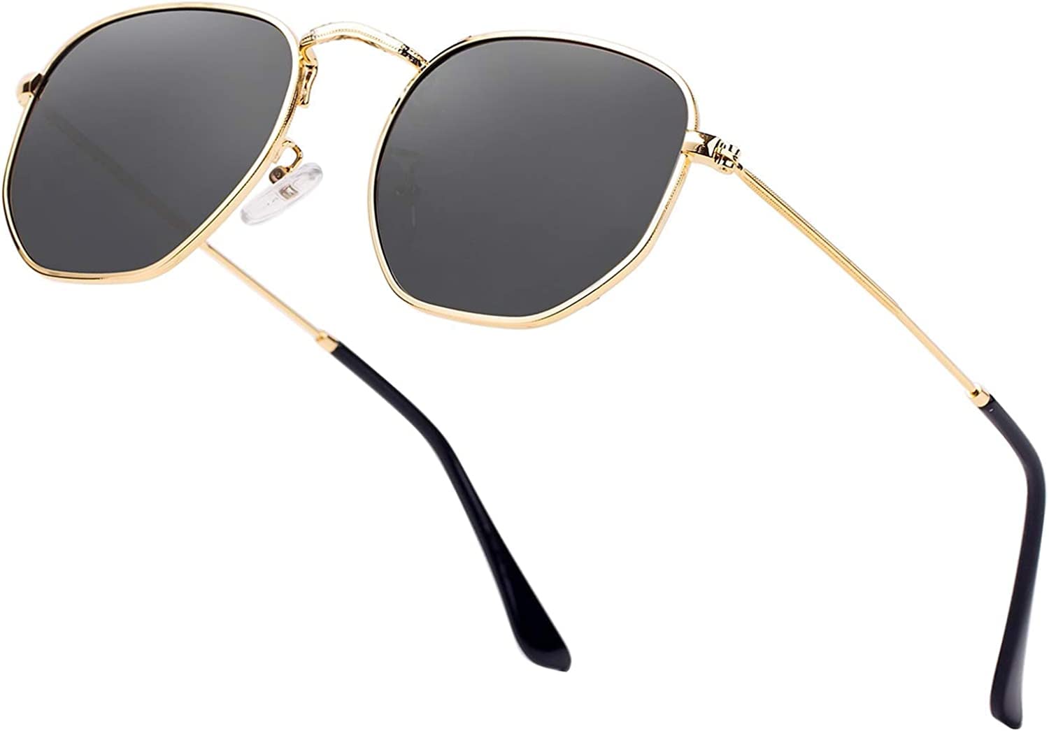 CREEK Unisex Full Rim Hexagonal Branded Latest and Stylish Sunglasses | 100% UV Protected | Men & Women | Medium | CH S114... - Review, Price and Buying Guide