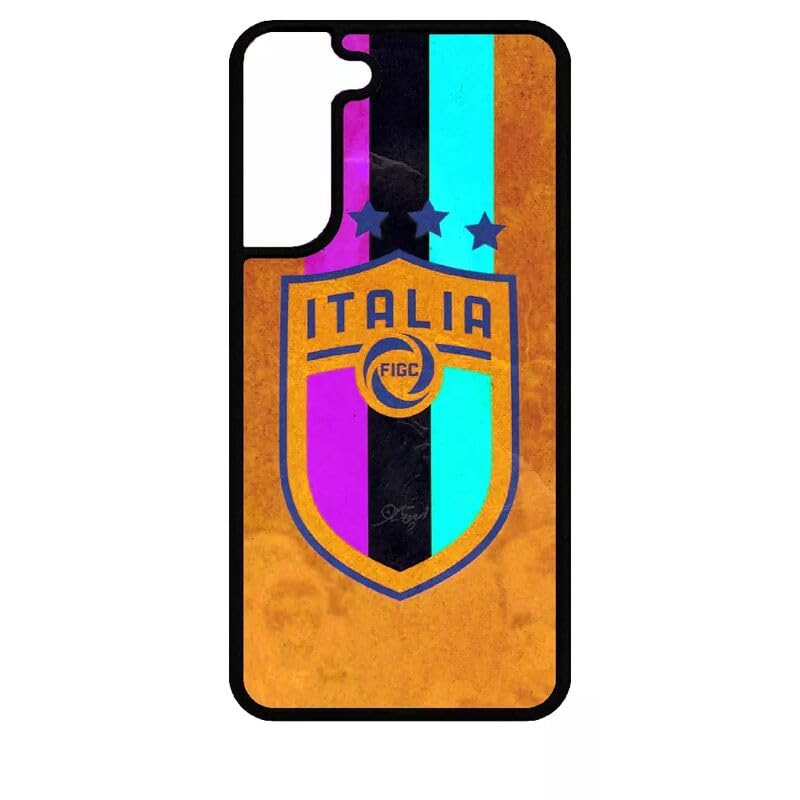 Coque Galaxy S22+ 5G silicone noir évite rayures motif foot Italie