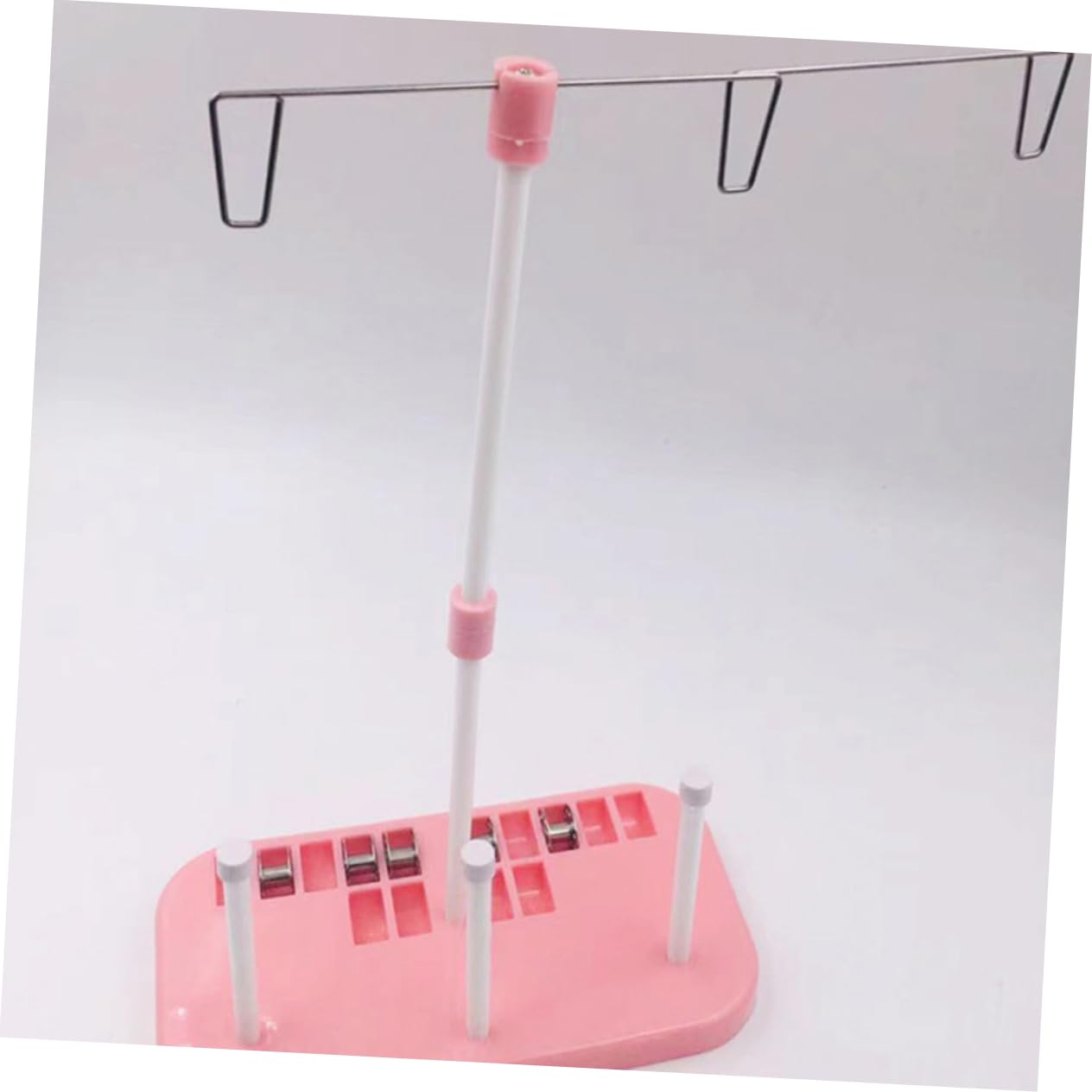SHINEOFI 3 Pezzi Accessori per Macchine da Cucire Domestiche Supporto per Filo Ad ASSE Supporto per Macchina Overlock Supporto Bobine per Macchina da Cucire Bobine di Plastica E