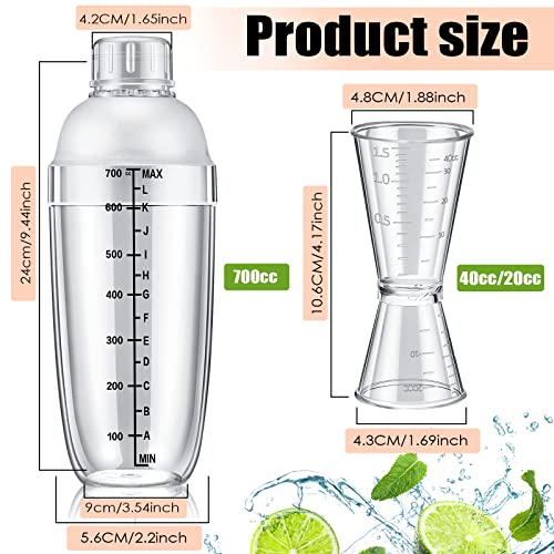 Suclain KO-SUCLAIN-410 10 Pcs Plastic Cocktail Shaker Set thumb #1
