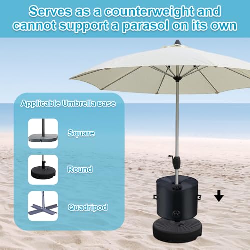 Sac de poids de base de parasol anti-vent pour éviter les chutes - 5