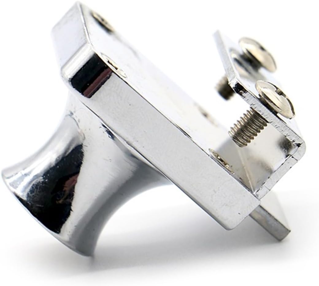 407 Single Glass Lock Zinc Alloy Showcase Cabinet Door Cylinder Sliding Glass Push Door Locks for Furniture Hardware 1Pcs(NED 407 Plastic Key)