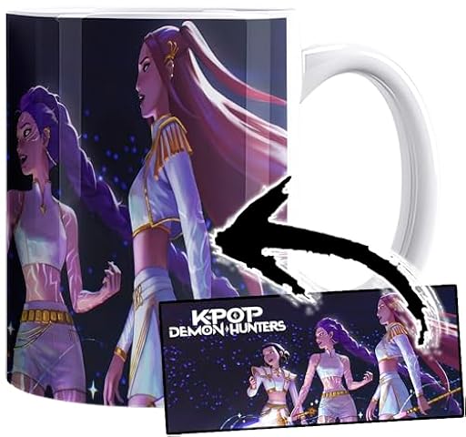 MasTazas K-pop DemonHunters KPOP B Taza Ceramica Mug | Ya disponible en tu tienda friki favorita! En mundofriki.es!