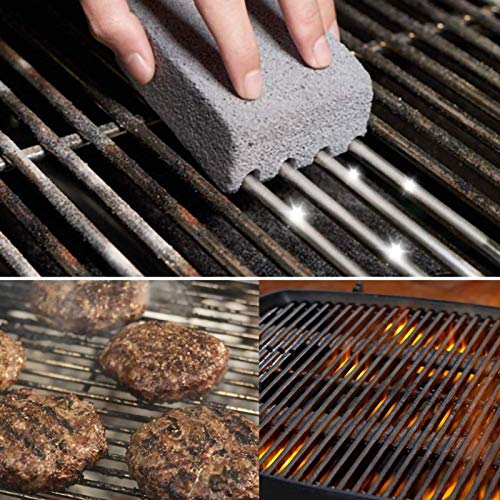 Sadocom Grill Brick Block Cleaning Pumice Stones Magic Stone Removing Grease and Stains for Barbeque Griddle/Flat Top Grill/Racks (pack of 4) - Image 4