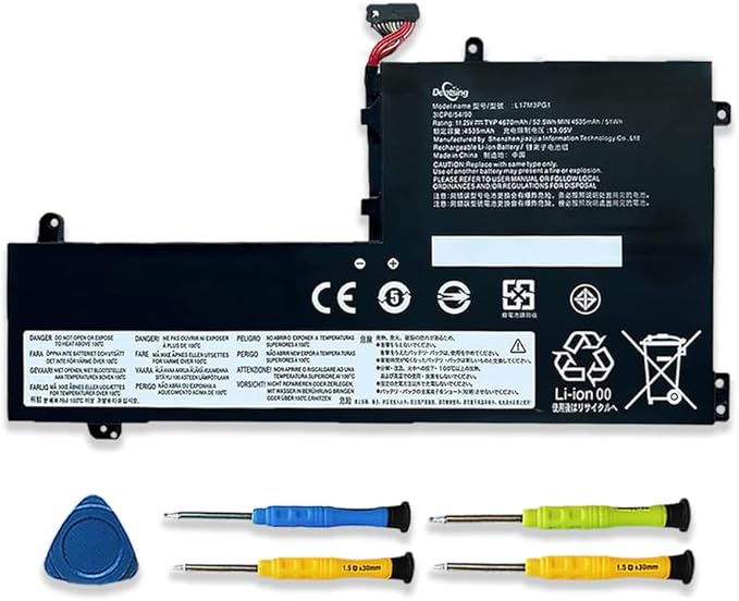 Dentsing L17M3PG1 L17L3PG1 L17C3PG1 Laptop Battery Compatible with Lenovo Legion Y530-15ICH Y540 Y545-PG0 Y740-15IRH Y740-15ICHG Legion Y7000 2019 1050 PG0 Y7000P-1060 Series L17M3PG3 11.25V/52.5Wh