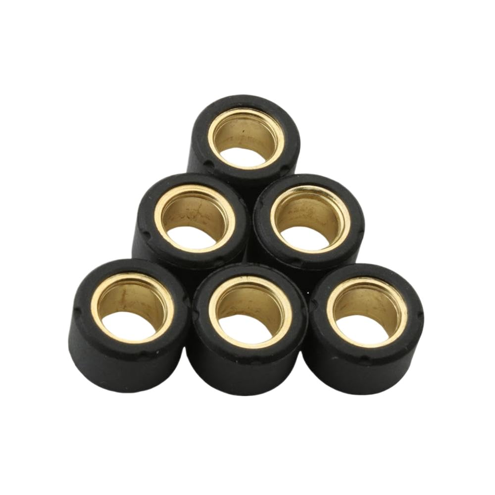 Set di variatori rulli 17x12mm 7g compatibile con motori scooter a 4 tempi da 125 cc tra cui AN125 HS125T e 125