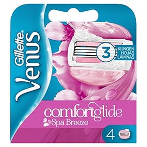 Gillette Venus Comfortglide Breeze Spa Rasierklingen, 4 Klingen