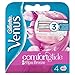 Gillette Venus Comfortglide Breeze Spa Lames de rasoir pour femme avec coussinet en gel pour protection de la peau 4 lames de rechange
