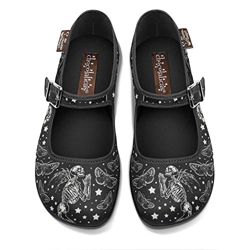 Image of Hot Chocolate Design Chocolaticas Funky Ballerina Mary Jane for Women, Fallen Angels 2, 5 Women
