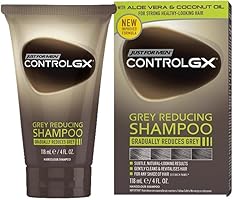 Just For Men Control GX Grey Reducing Shampoo For Grey Hair, With Coconut Oil & Aloe Vera, New Improved Formula - All...