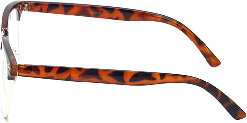 Miniatura 3 de Calabria 5921R - Lentes de lectura de diseño vintage, juego de chorro de metal, para hombres y mujeres, lectores clásicos, lentes de moda elegantes