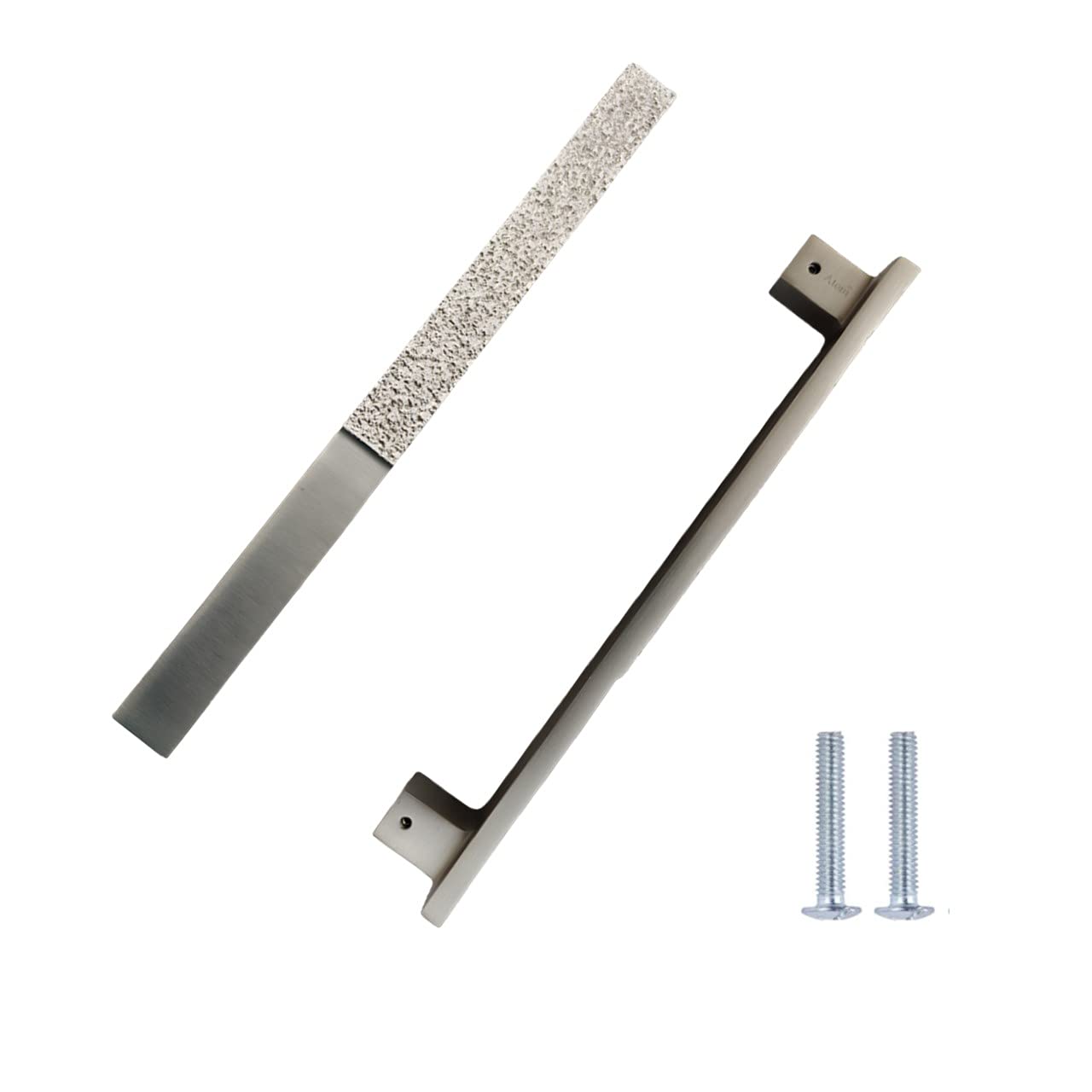 Silver Satin Aluminium Pull Handle - Cabinet & Door Hardware -2
