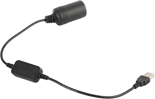 Vista 4 de Enchufe para encendedor de cigarrillos de coche de 12 V, divisor de encendedor de cigarrillos, adaptador de corriente con puerto USB, convertidor