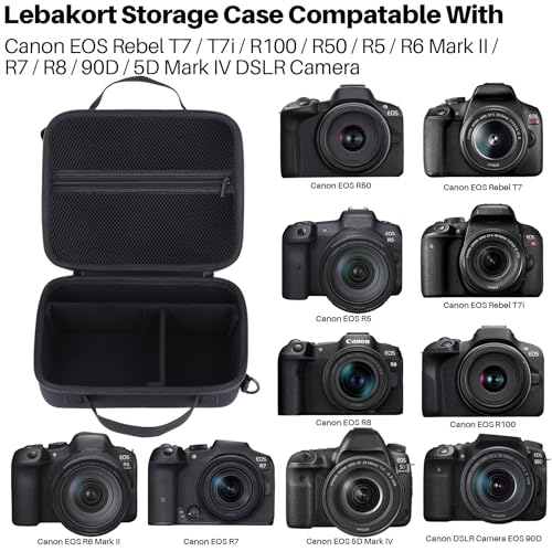 Funda Lebakort compatible con cámaras Canon EOS Rebel T7 y más miniatura 3