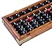 Vintage-Style 17 Digit Rods Wooden Abacus Soroban Chinese Japanese Calculator Counting Tool w/Reset Button 14