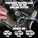 OEMTOOLS 24444 Coolant Vacuum Refill Kit, Coolant Pressure Tester Kit, 70–110 PSI Working Pressure, 5 Bushings, 1 Tapered Cone Adapter, Vacuum Leak Detector, Pressure Tester for Coolant System