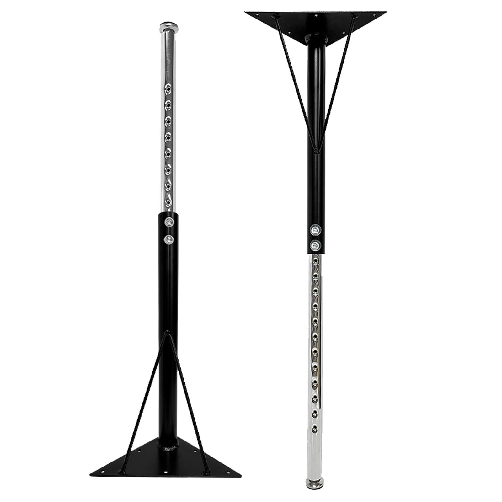 Gamba da tavolo in metallo regolabile, piedini di ricambio for divano, gamba da scrivania fai da te for ufficio domestico, set di 4 gambe for mobili, for supporto TV, divano, cassettiera, comodino