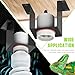 Trakem Reptile Ceramic Socket, Heat Lamp Holder for Terrariums and Vivariums, Gecko Lizard Heat Lamp Bracket Light Fixture, Bulb Not Included