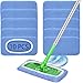 10 Stück bodentücher trocken für Swiffer Bodenwischer Nass, Waschbar für Swiffer Feuchte Bodentücher, für Swiffer Bodentücher, für Swiffer Wet/Dry schnell reinigen Boden Flecken ( Ohne Bodenwischer
