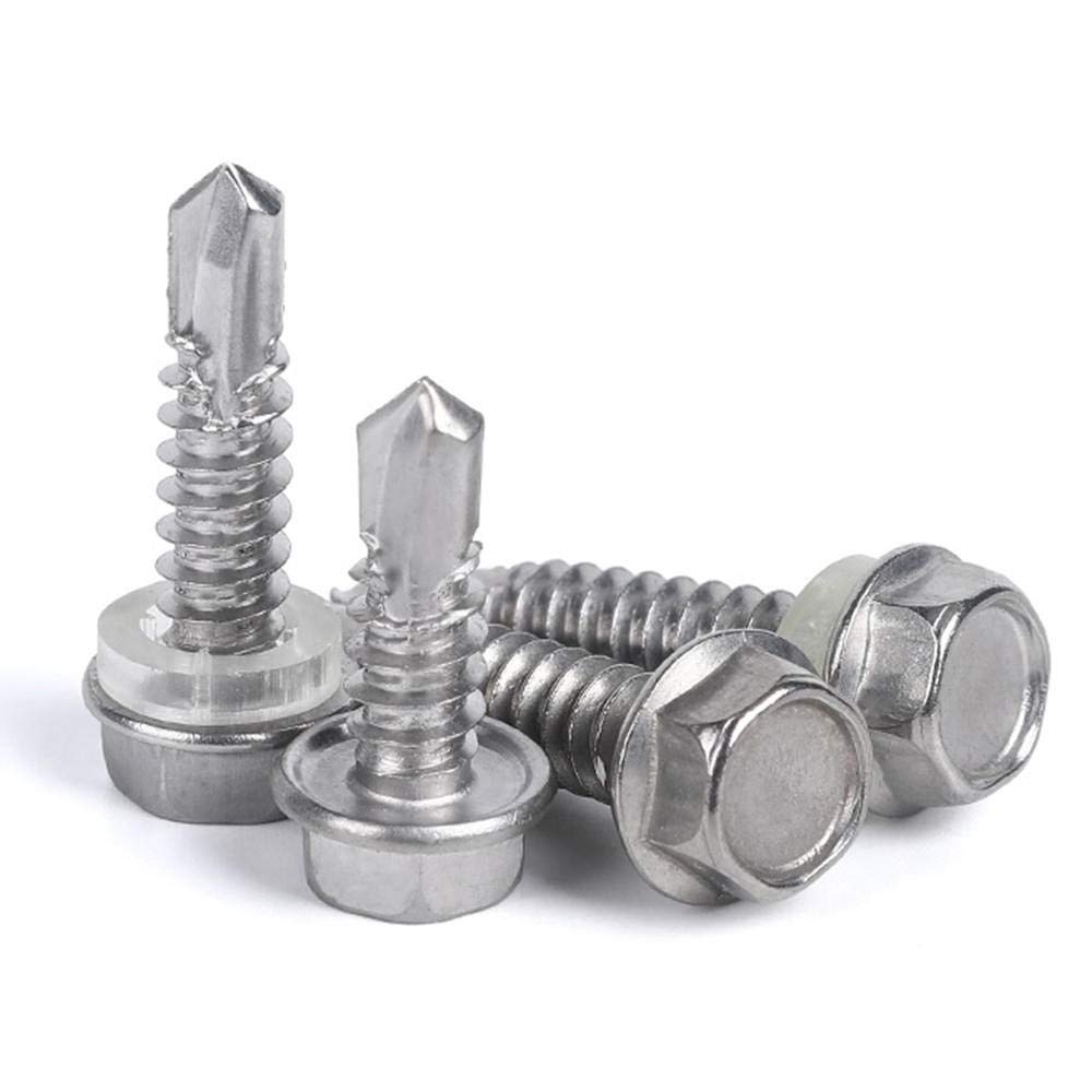 Viti Autofilettanti Acciaio Inox 410 - 50 Pezzi M6.3 X 19 Mm - Foto 5