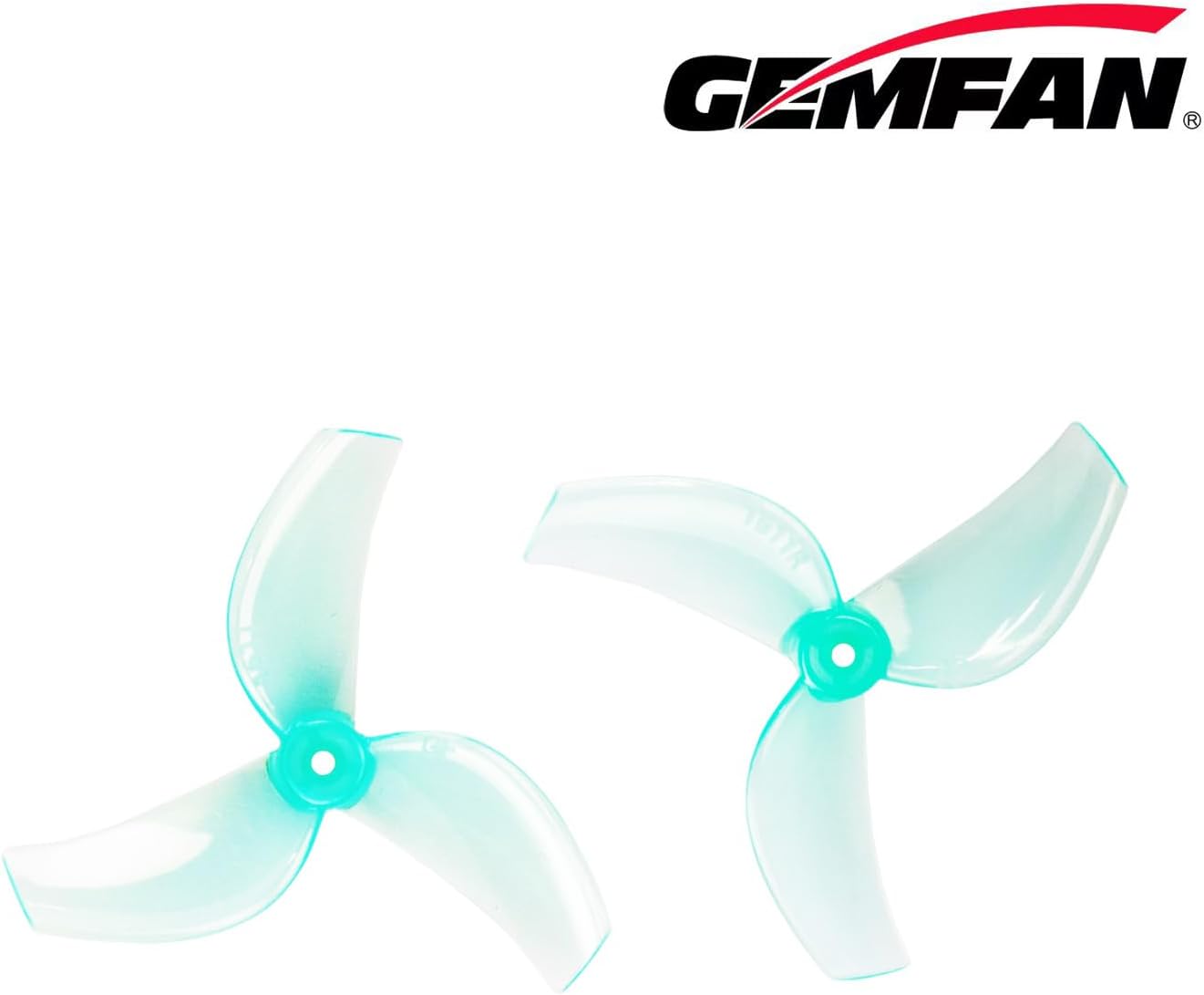 Gemfan 40mm 1611 3-Blade PC Propeller 1mm 1.5mm for RC FPV Freestyle Tinywhoop Drones DIY Parts (1.5mm)