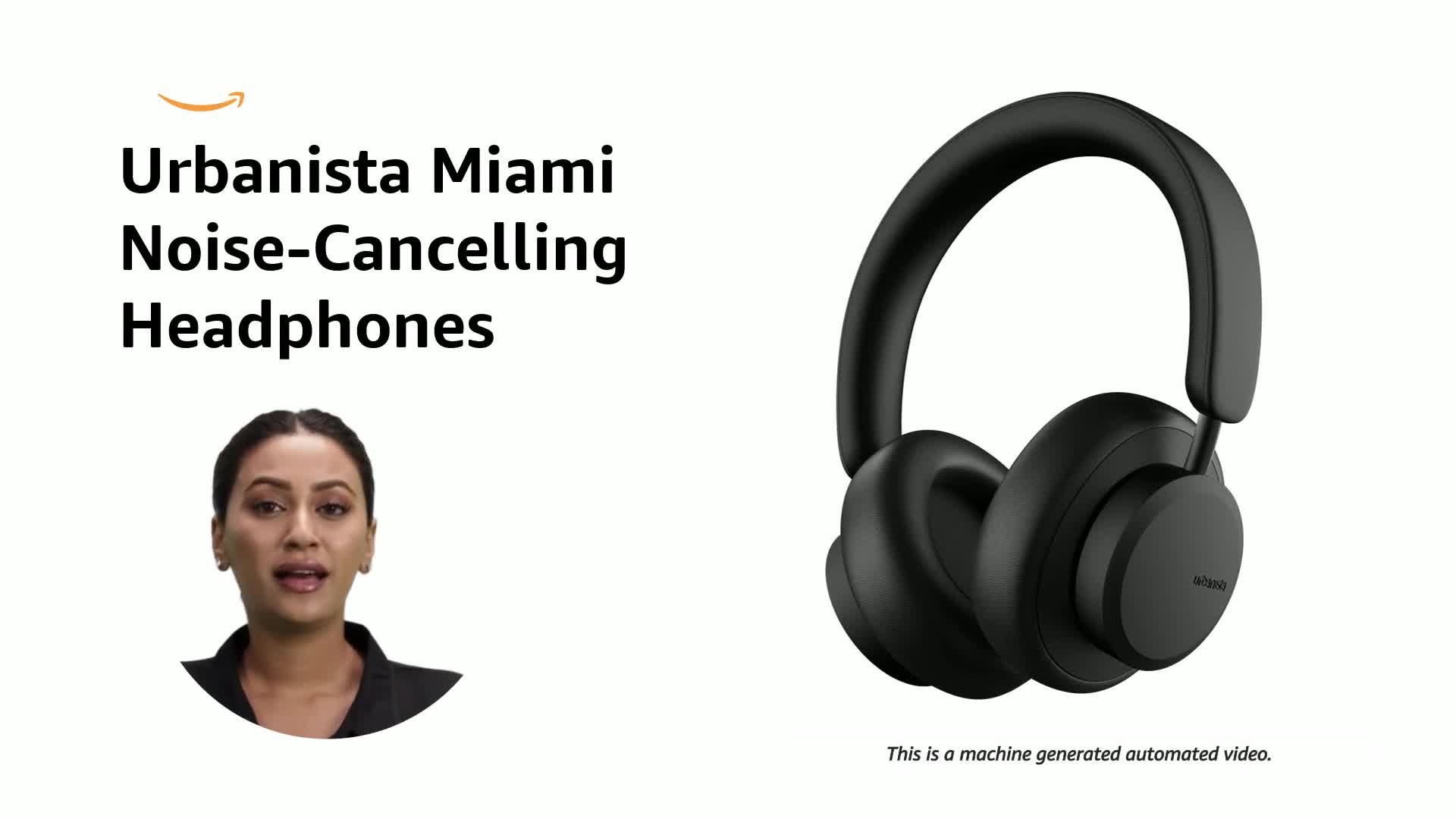 アーバニスタ　MIAMI Midnight Black urbanista MIAMI Noise Cancelling Bluetooth Midnight Black