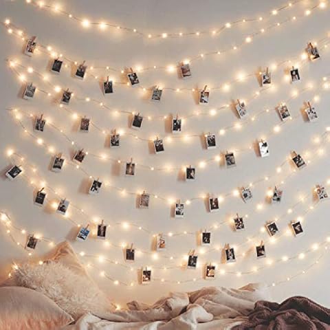 Twinkle Star 200 LED 66 FT Copper Fairy String Lights 8 Modes LED, USB Powered with Remote Control for Christmas Tree Wedding Party Home Decoration, Warm White Cover