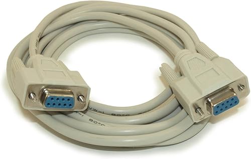 MyCableMart - Cable serie de módem nulo, DB9DB9 hembra a hembra de 10 pies