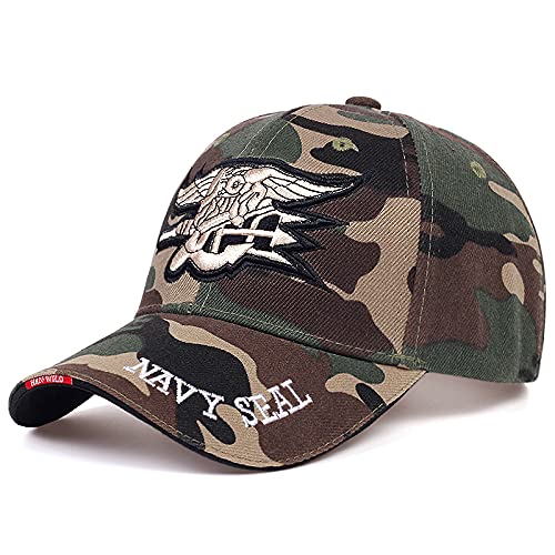 Unisex Mens Baseball Cap Trucker Snapback Hat for Adult,Camouflage