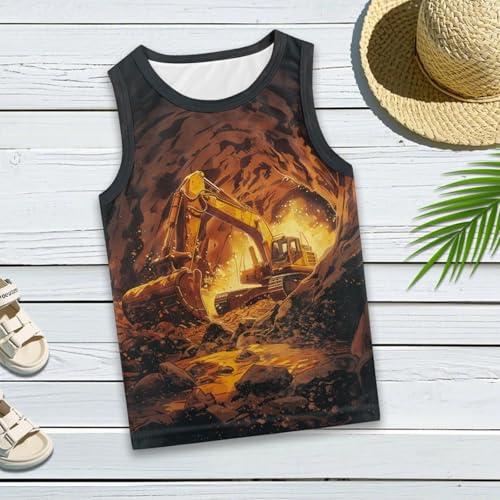 Kids Boys Tank Tops for Children Sleeveless Shirts for Girls4