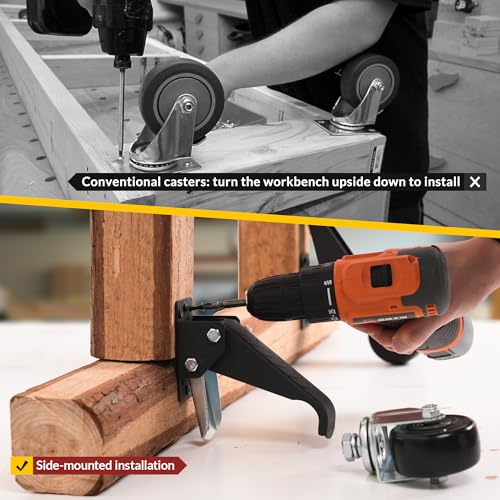 Holkie QZJLB Retractable Casters Heavy Duty Casters thumb #6