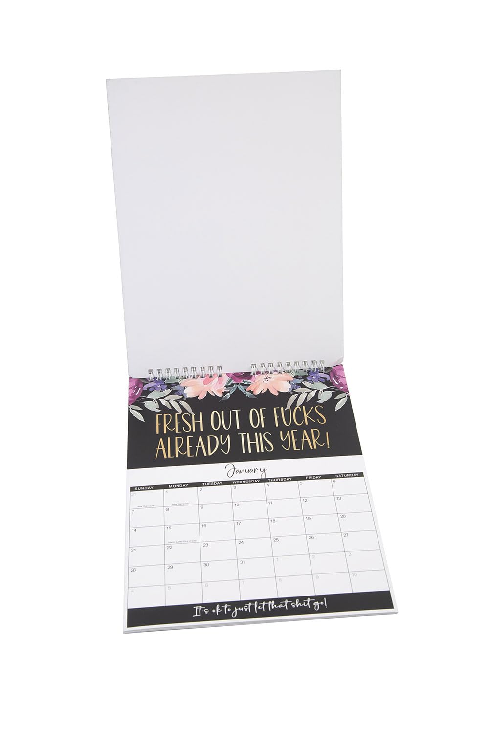 Snapklik.com : ZIGFRUIT Fuck It 2024 Calendar Funny Novelty Monthly Calendar  Flower Calendar Memo For Tired-Ass Women