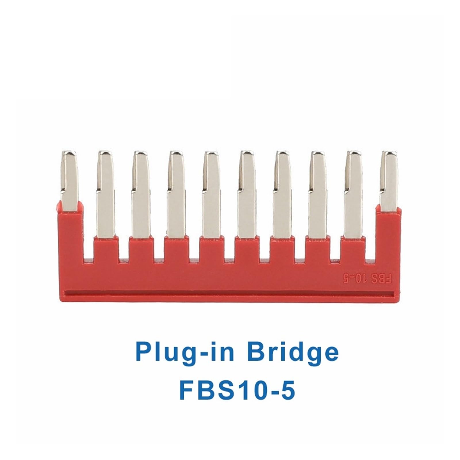 10 pezzi PT 2.5 Terminale a innesto Cavo da 2,5 mm² Connettore elettrico Morsettiera for guida DIN Spine passanti PT2.5 PT-2.5(FBS10-5)