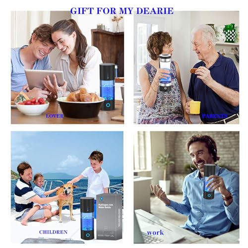 Bouteille eau hydrogène Tritan mini machine portable SPE PEM riche - 7
