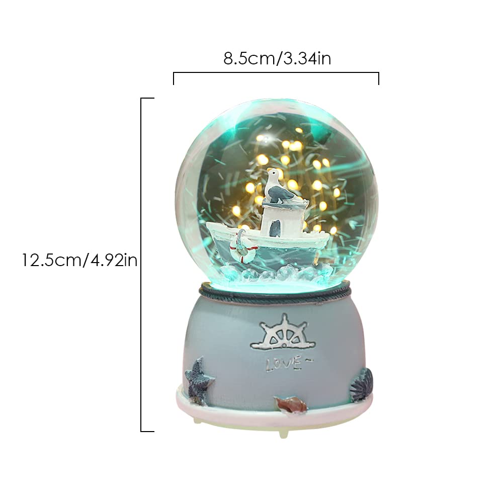 Amazon.co.jp: 子供用かわいいスノードーム - 8cm / 3.15インチ