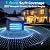 Solar Bug Zapper Outdoor 2026 Upgraded, Larger Size 4500V Rechargeable Electric Mosquito Zapper with Solar Panel, Waterproof Cordless Fly Insect Mosquito Trap for Backyard, Patio, Garden, RV, Camping