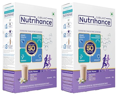 Image of Nutritional Formula Help Enhance Health Vanilla Flavor 400 Gm X Pack Of 2 Nutrition Drink (2X400 G Vanillla Flavored)