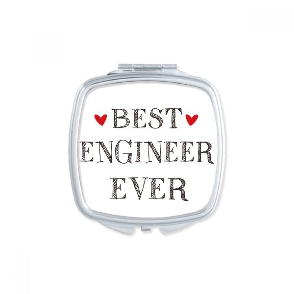 Miroir de poche compact avec citation Meilleur Scientifique jamais accessoire de maquillage portable