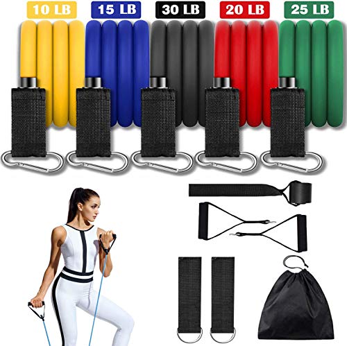 thefitlife exercise resistance bands with handles