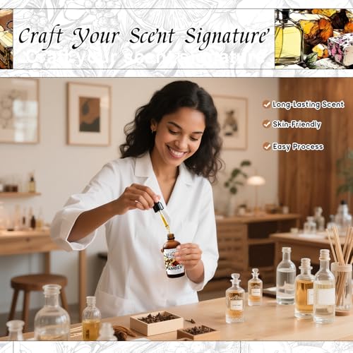 Image of HIQILI Amber Fragrance Oil for Perfume Making - 5.07 Fl Oz / 150 ML | Add to Body Lotion, for Candle, Soap Making, Hotel Scents for Essential Oil Diffuser & Aromatherapy