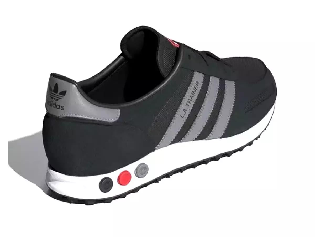 adidas Originals Black LA Trainer IG1750 - Zapatillas deportivas para hombre, clásicas, cómodas, retro, para gimnasio, correr