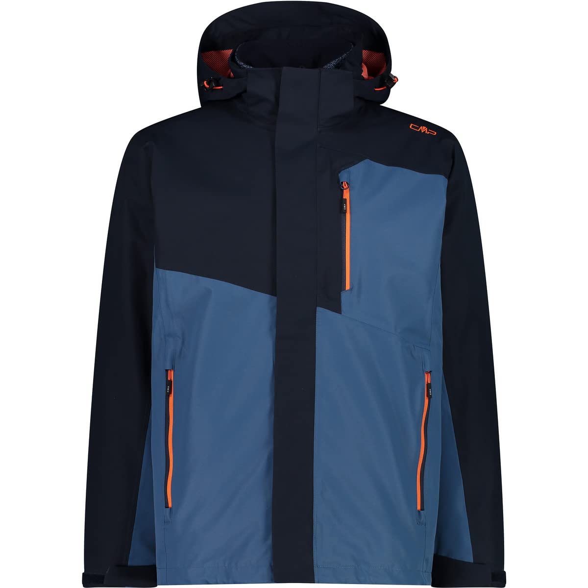 Cmp Men's Noir Zip-Up Hooded Jacket