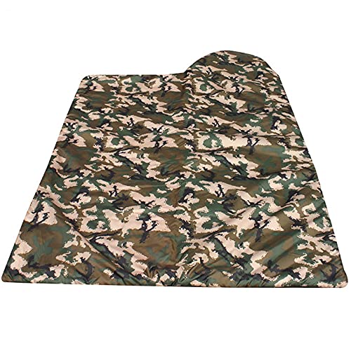 Jianghuayunchuanri Comfortable Sleeping Bag Outdoor Camping Winter Thick Heat Camouflage Sleeping Bag Single Sleeping Bag Indoor and Outdoor Activities (Colour: Camouflage, Size: 220 x 65 cm) - Image 6
